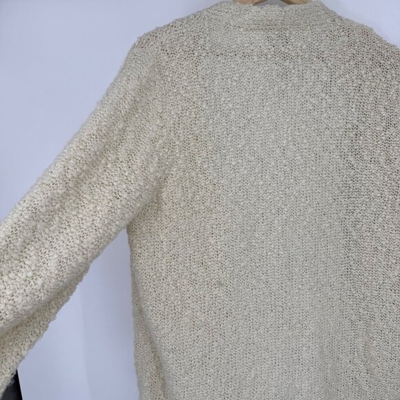 Chicos 2 Open Front Cardigan Sweater Size Large ivory womens - Picture 9 of 9